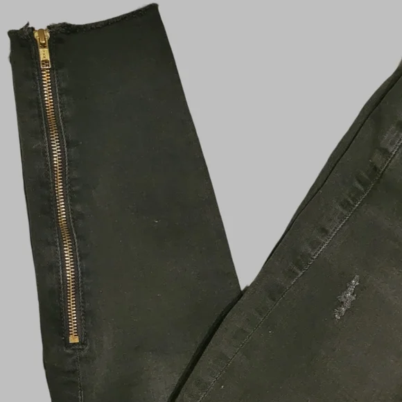 Mother Looker‎ Zip Fray Skinny Jeans Size 28 - Picture 7 of 7